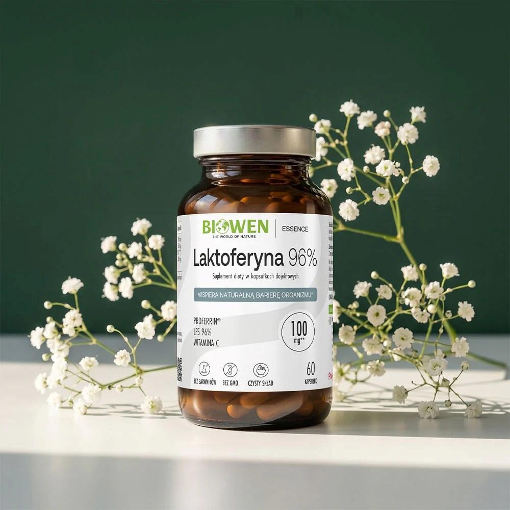 Biowen Laktoferrin 96% kosttilskud 60 kapsler