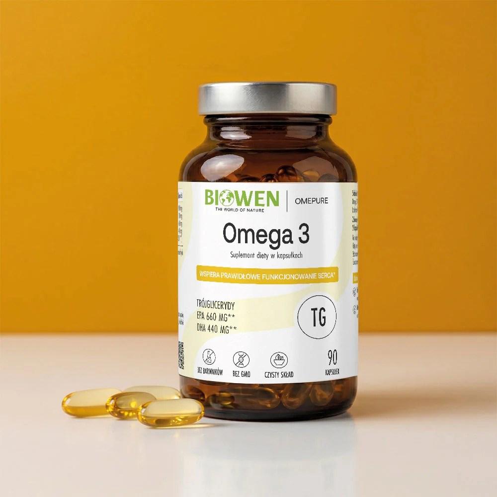 Biowen Omega 3 Forte 660 mg EPA / 440 mg DHA kosttilskud 90 kapsler