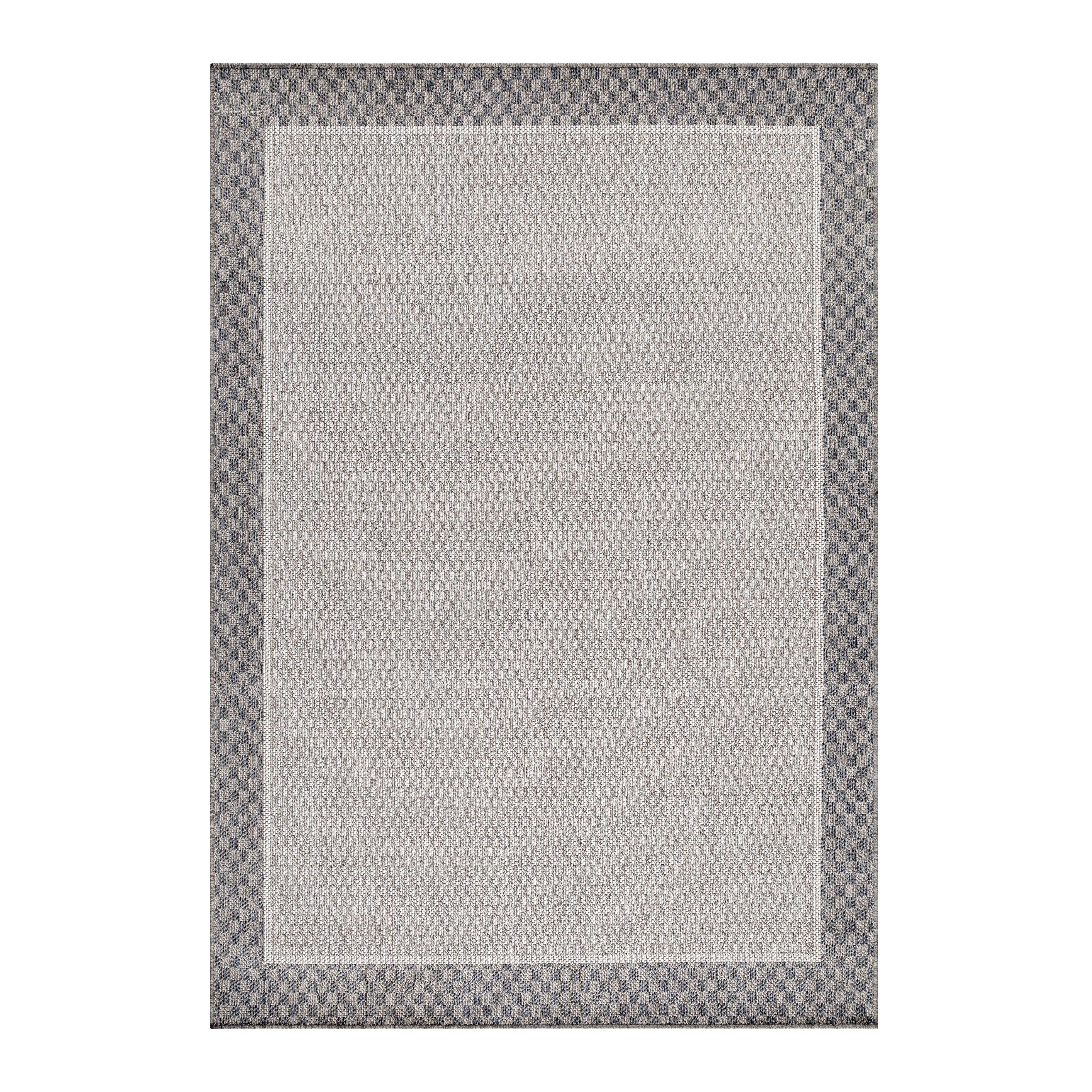 ARUBA borduret udendørs løber tæppe - creme - 80 x 150 cm