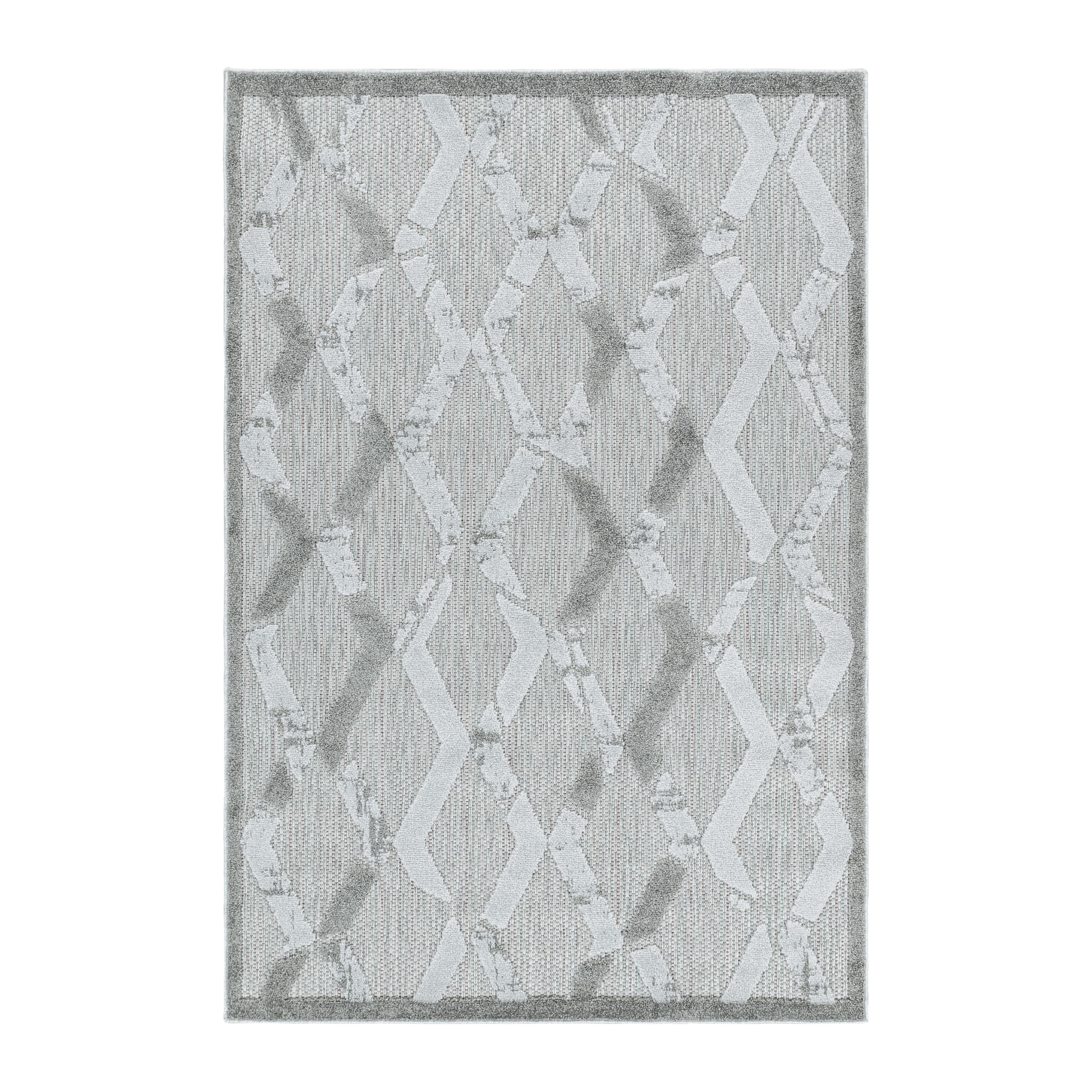 BAHAMA Boho grå udendørs løber 80 x 250 cm - 80 x 250 cm