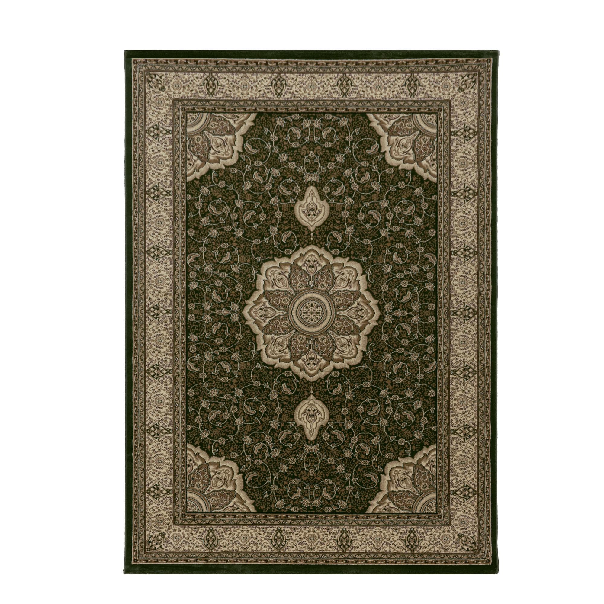 KASHMIR orientalsk tæppe grøn rektangel - 160 x 230 cm