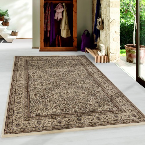 KASHMIR orientalsk tæppe løber 80 x 150 cm - beige