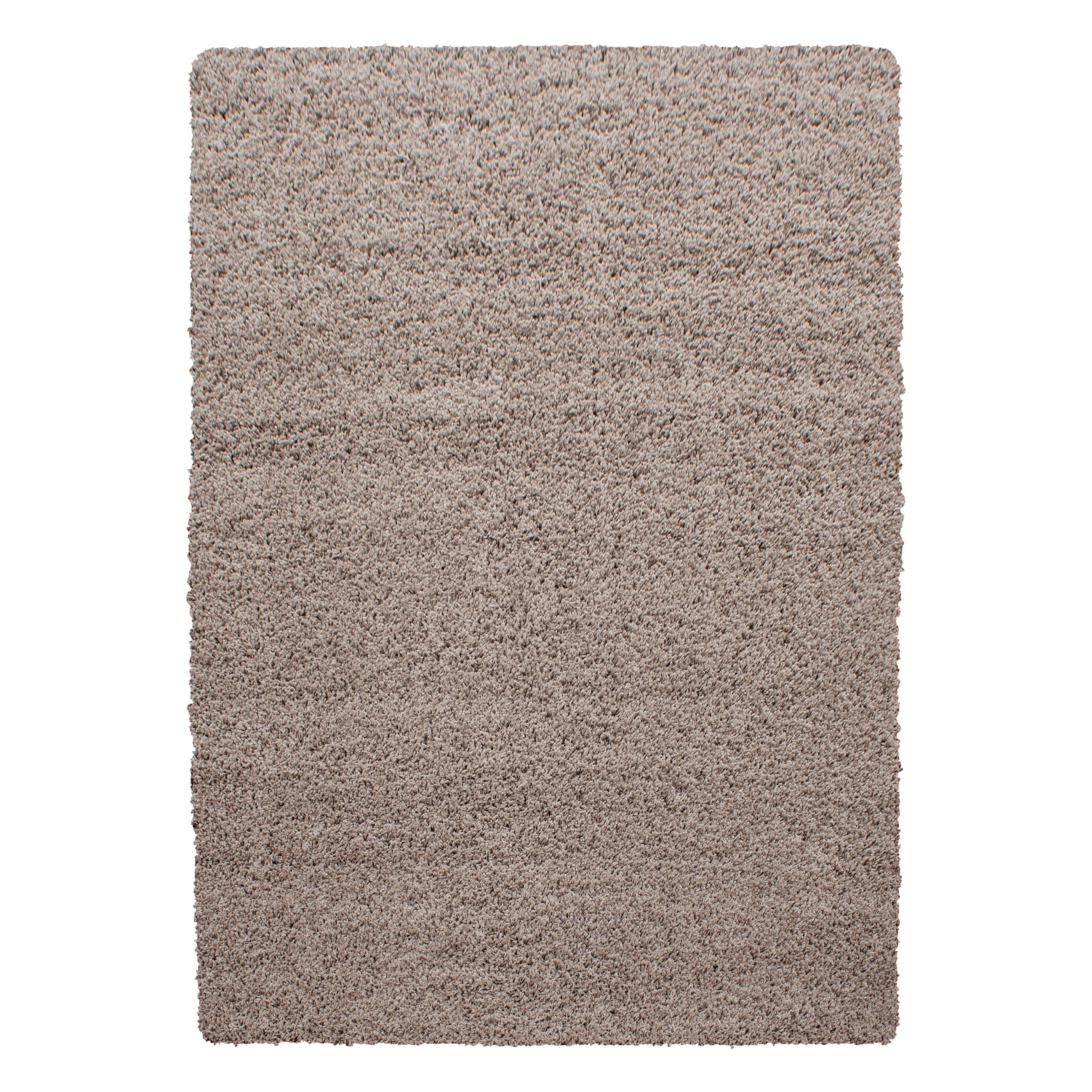 Life Shaggy Tæppeløber Ensfarvet - Beige - 100x200 (Løber)