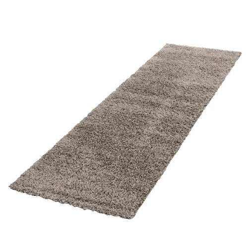 Shaggy løber LIFE Unicolor - beige