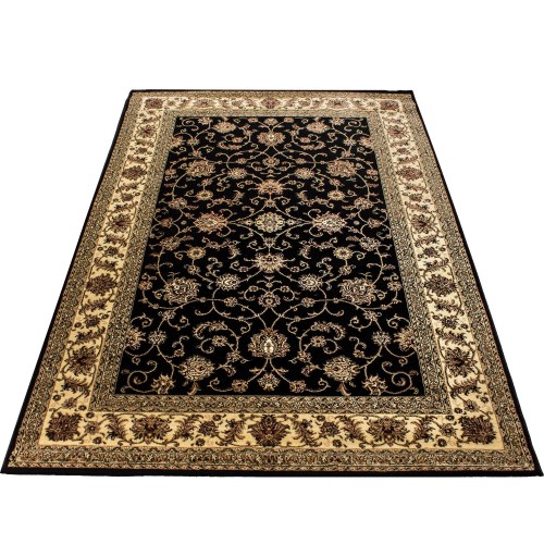 MARRAKESH sort orientalsk løber 80 x 150 cm