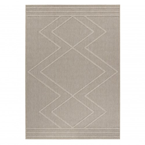 PATARA Boho beige udendørstæppe rektangulært
