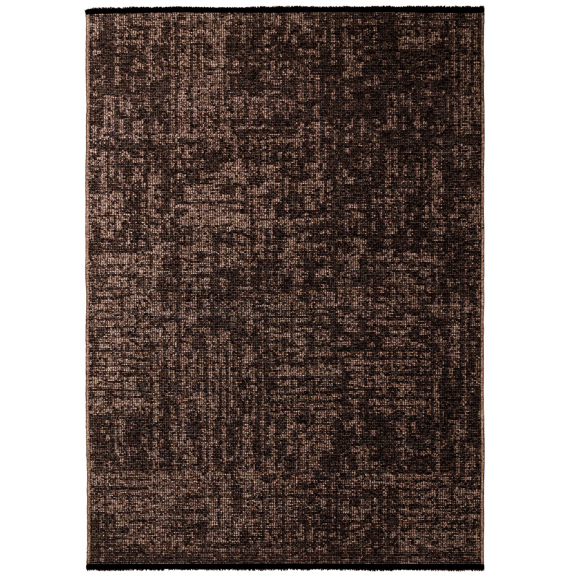 SPACE Unicolor brun løber kortluvet tæppe - 80 x 150 cm