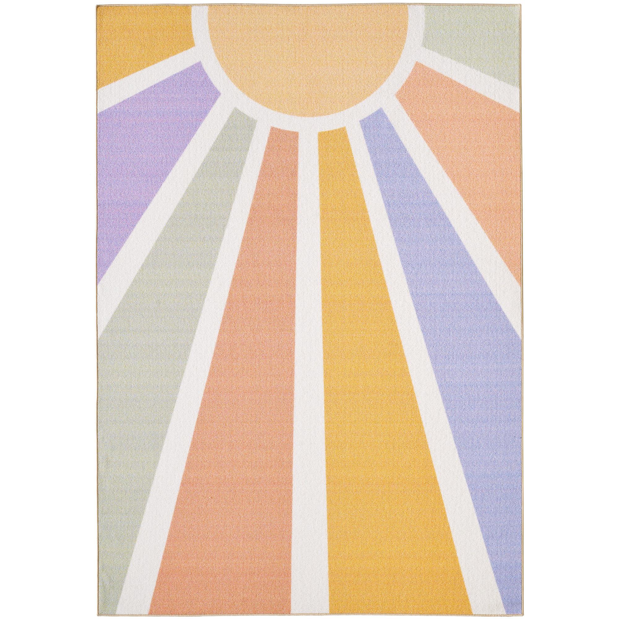 PLAY Sonnenstrahlen MULTI børnetæppe løber 80 x 120 cm - 80 x 120 cm