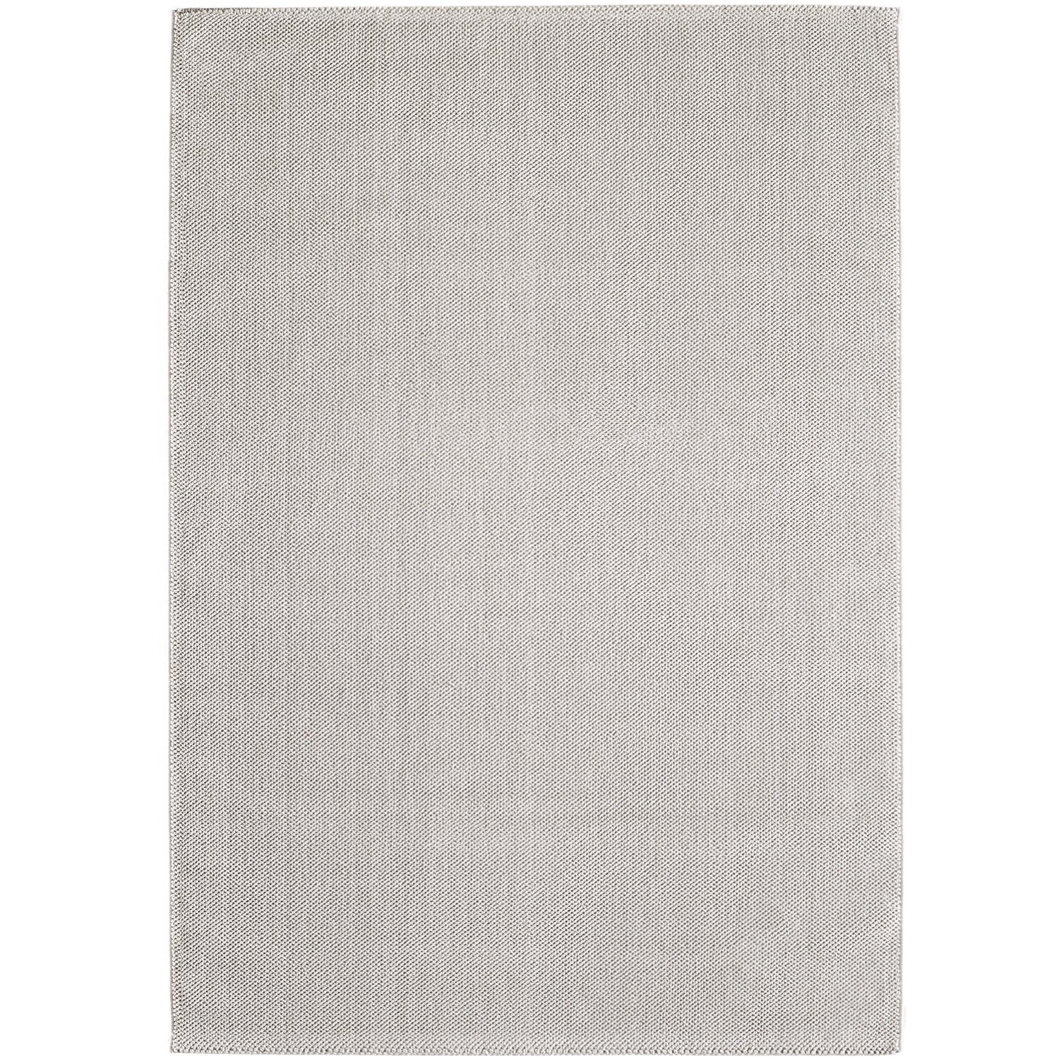 LOOM Unicolor creme løber kortluvet tæppe - 80 x 150 cm