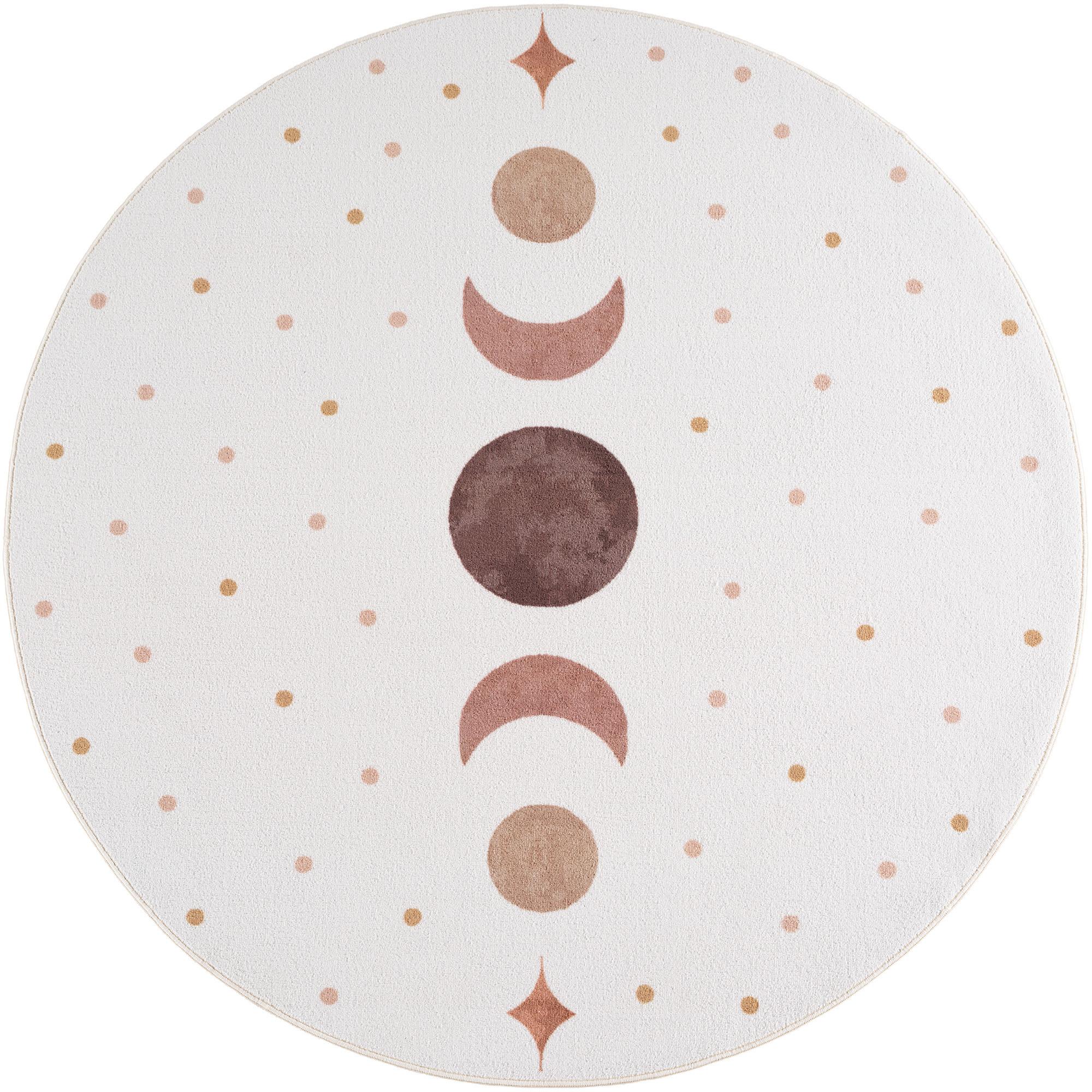 COCO creme rundt børnetæppe - 120 x 120 cm