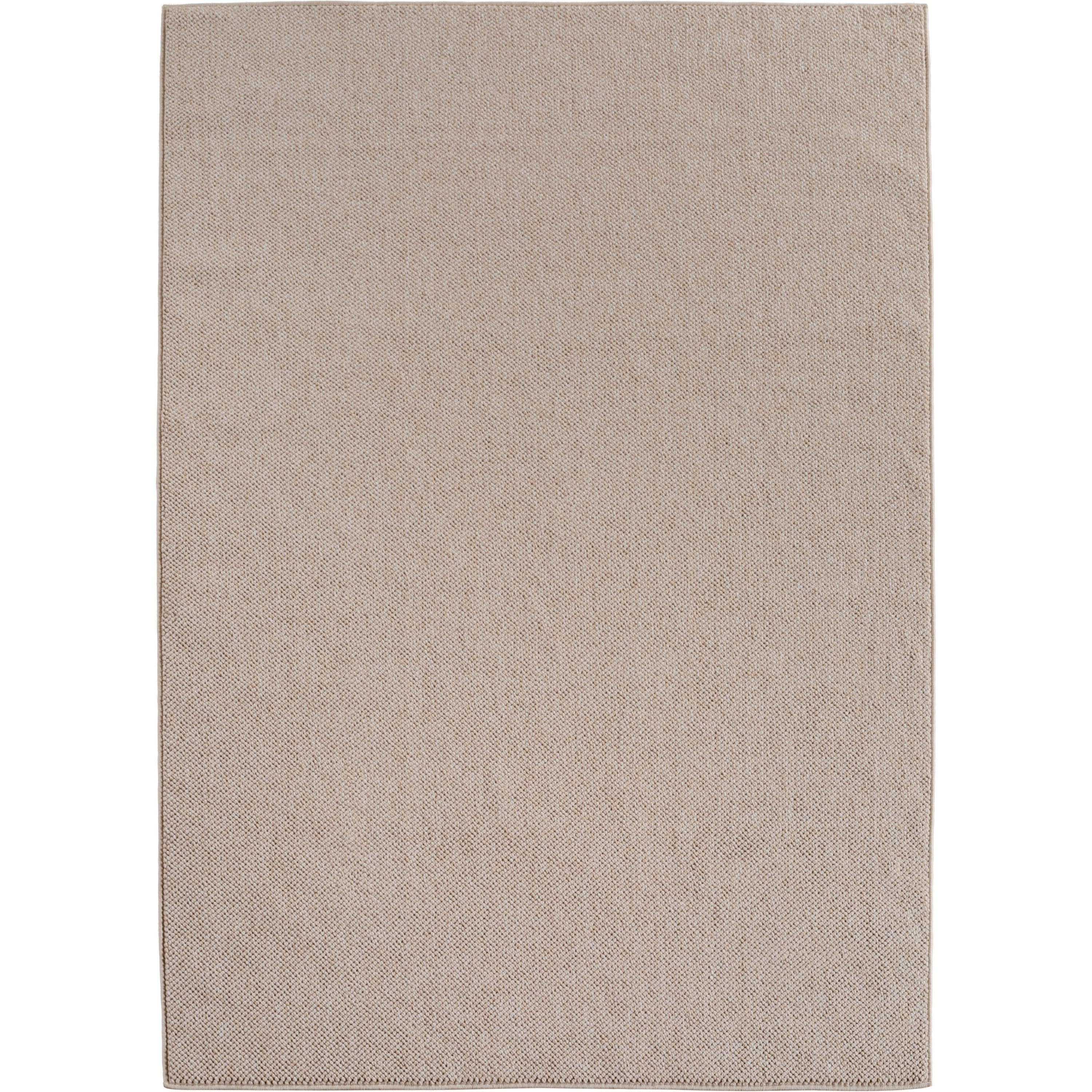 HELIX Unicolor beige rektangulært kortluvet tæppe - 120 x 170 cm