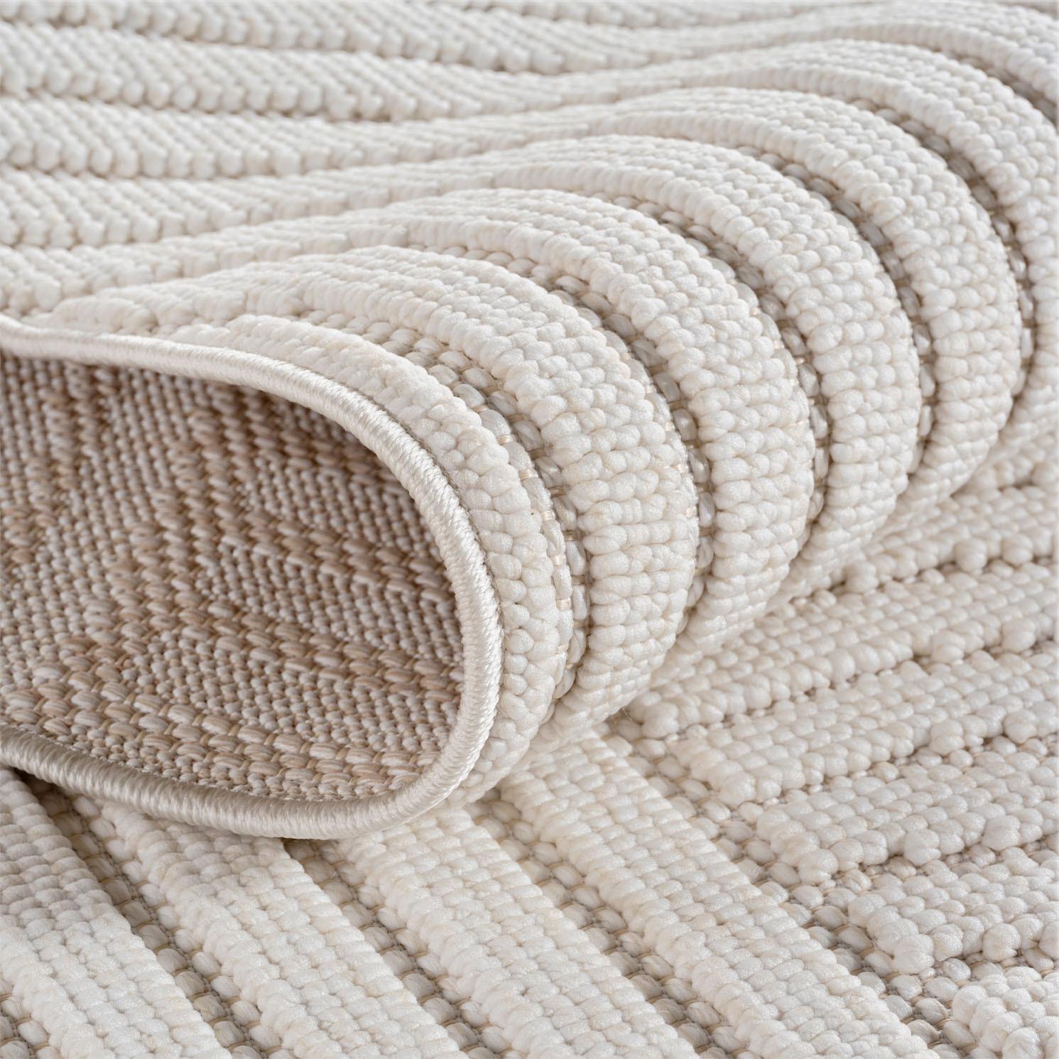HELIX creme løber i kort luv - 80 x 150 cm