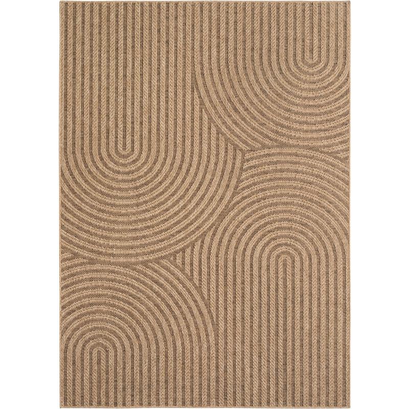 TIMBER beige løber i jute-optik til inde og ude - 80 x 150 cm