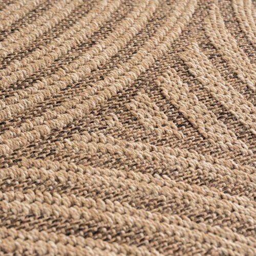 Inde- og udendørs løber TIMBER jute-look - beige