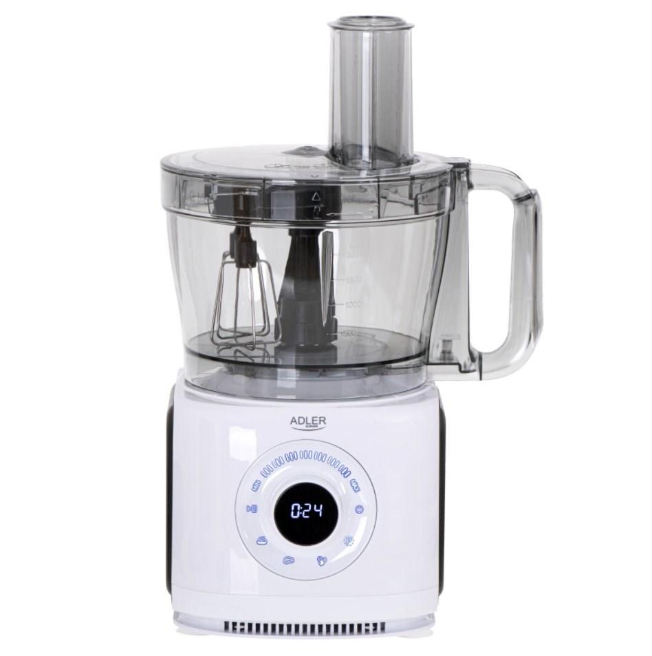 Adler AD 4224 foodprocessor med blender 3,5 l hvid