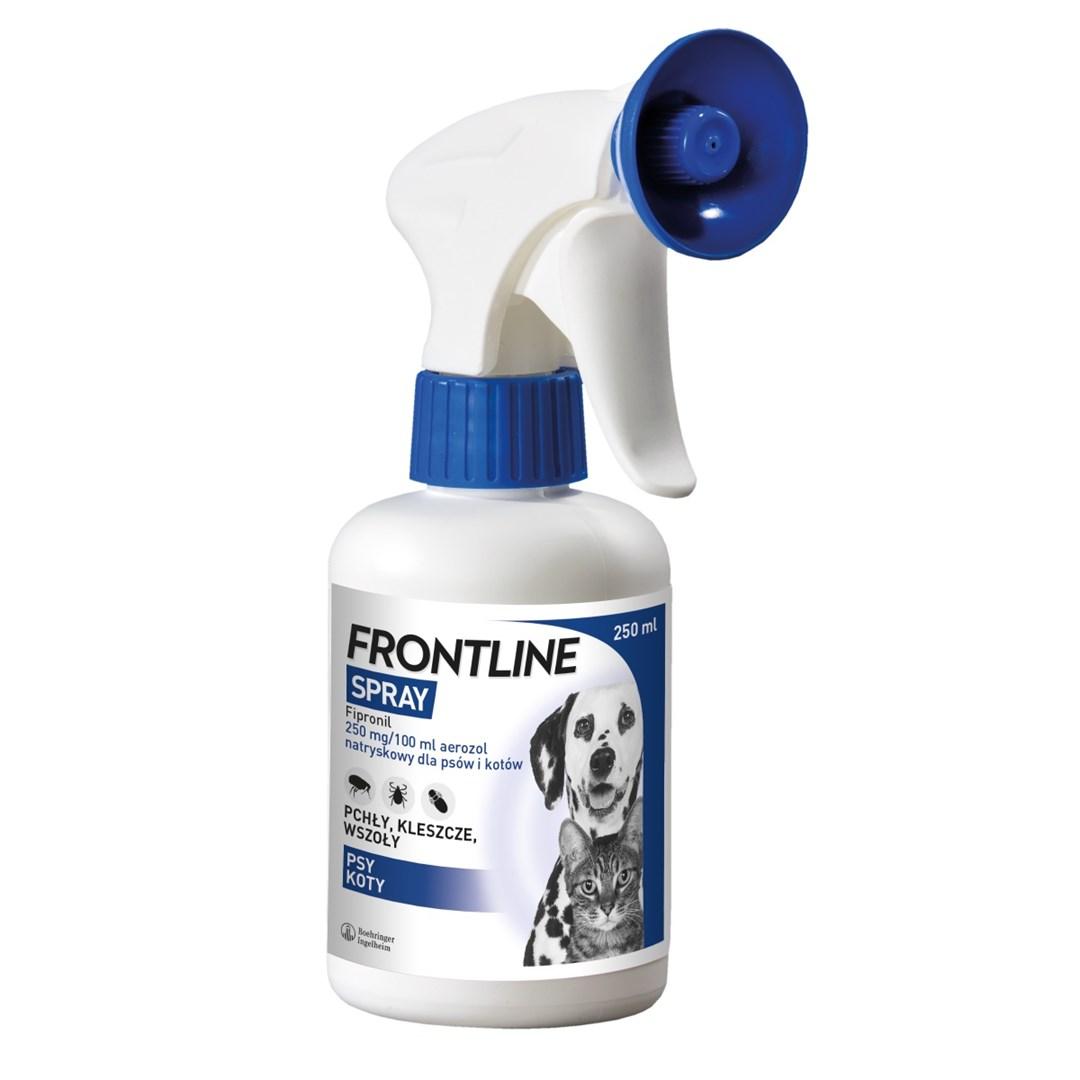 FRONTLINE loppe- og flåtspray til hund og kat 250 ml
