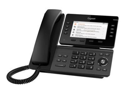 Gigaset P825 IP PRO fastnettelefon med ledning og 5" farve LCD-display