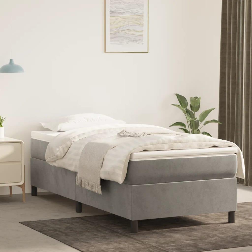 Topmadras i skum 100 x 203 x 5 cm - hvid
