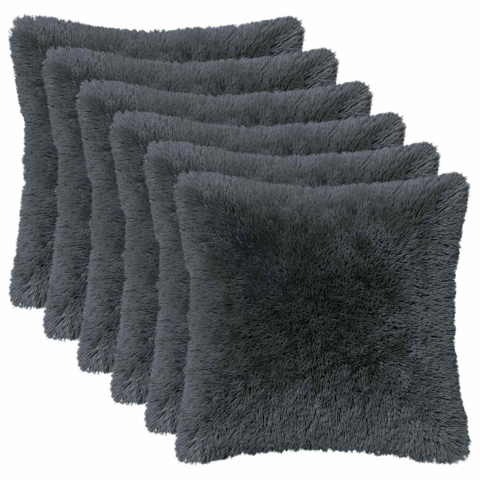 Pyntepude HEERLEN 2 stk. 30 x 30 cm antracit i PV fleece