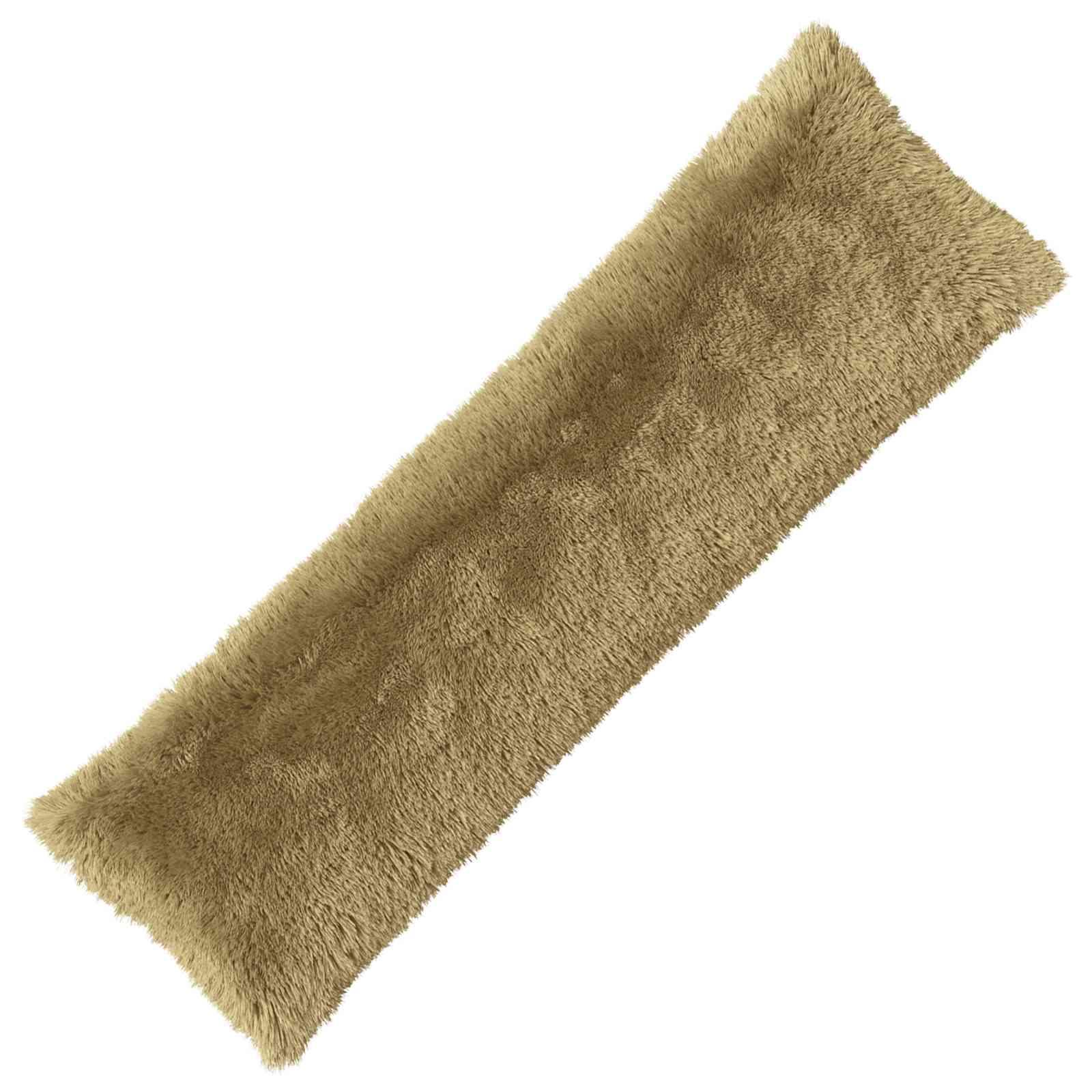 Pyntepude HEERLEN 2 stk. 40 x 145 cm lysegrå i PV fleece