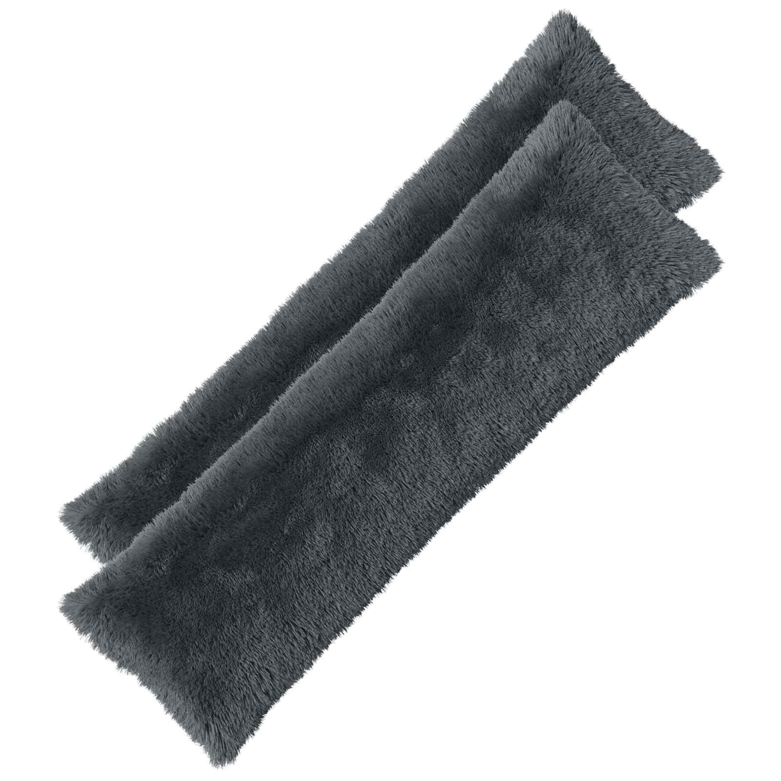 Pyntepuder HEERLEN 2 stk. 40 x 145 cm antracit i PV fleece