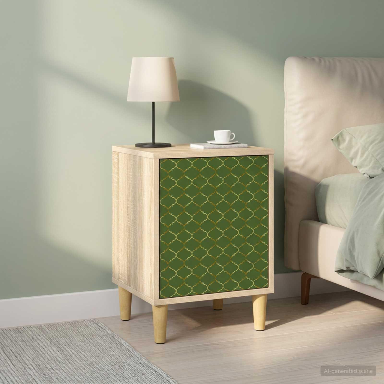 vidaXL Natskab GELEEN 2 stk. Sonoma-eg 36 x 33 x 50 cm Konstrueret træ