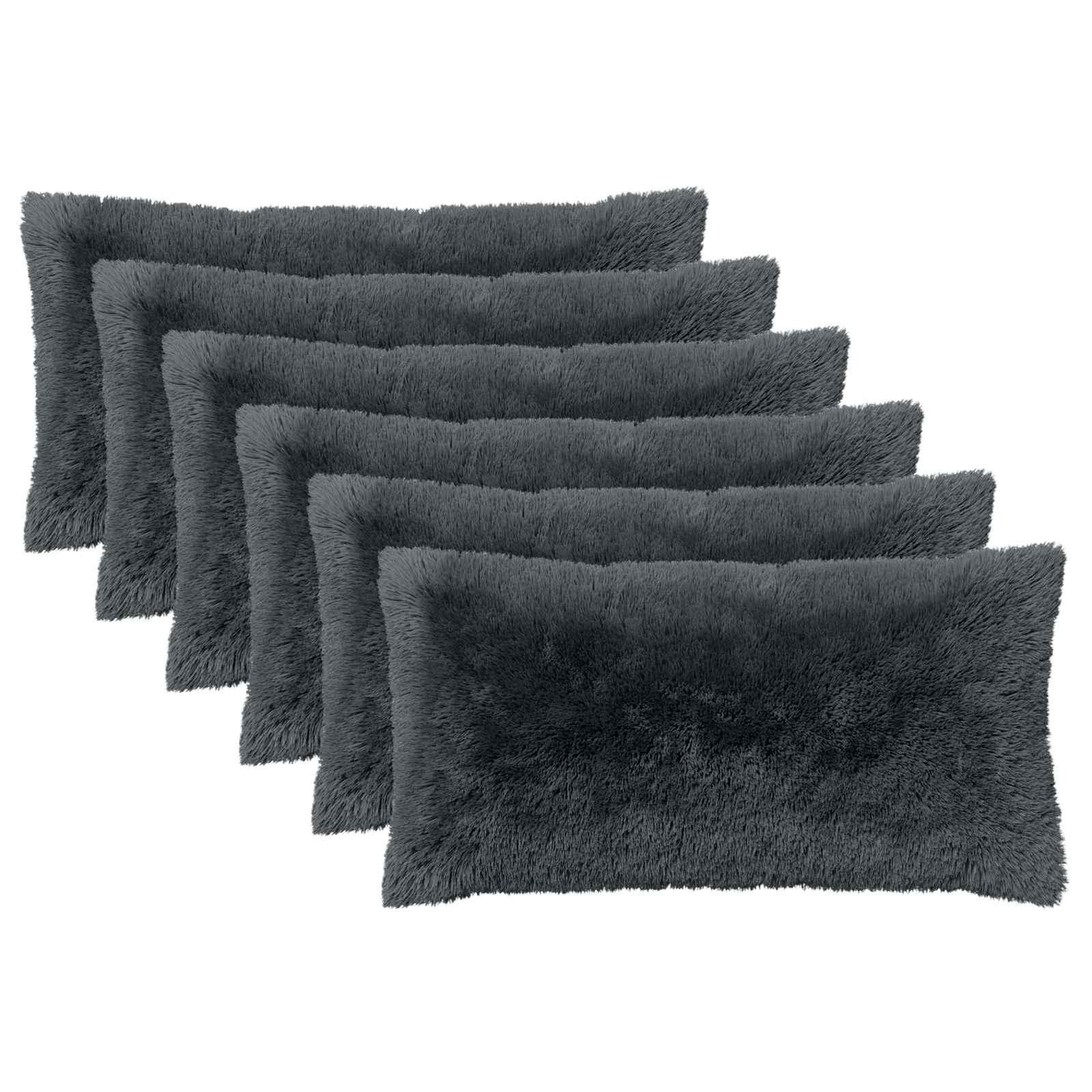 Pyntepuder HEERLEN 6 stk. 40 x 80 cm antracit PV fleece