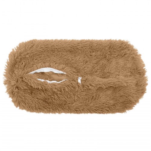 Pyntepuder HEERLEN 6 stk. gråbrun i PV fleece 15 x 40 cm