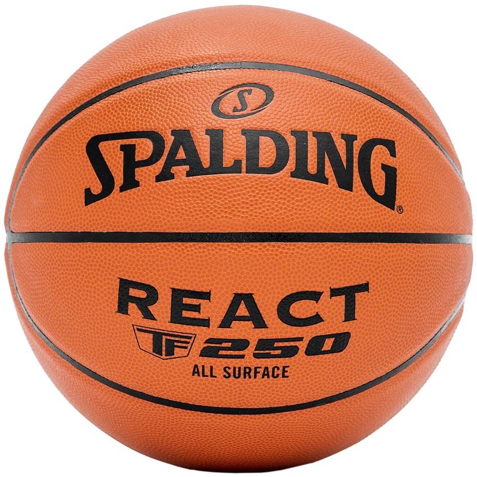 Spalding React TF-250 basketbold str. 5 - brun