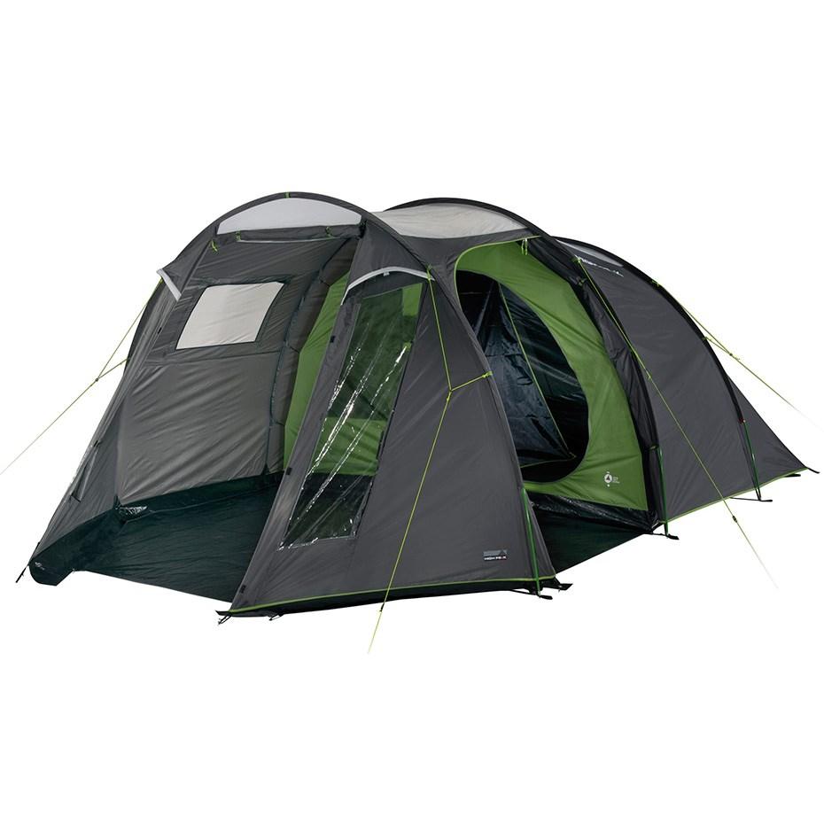 High Peak Ancona 5.0, Camping, Tunneltelt, 5 person(er), Grøn, Grå