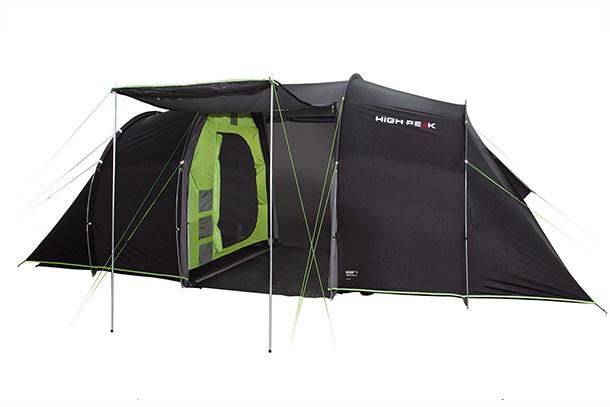 High Peak Tauris 4, Camping, Tunneltelt, 11,8 kg, Grøn, Grå
