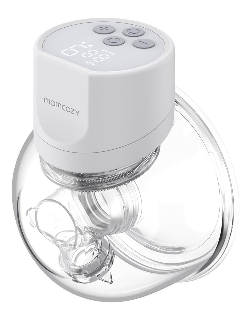 Momcozy S12 Pro Dobbeltpakke Bærbar Brystpumpe Hvid