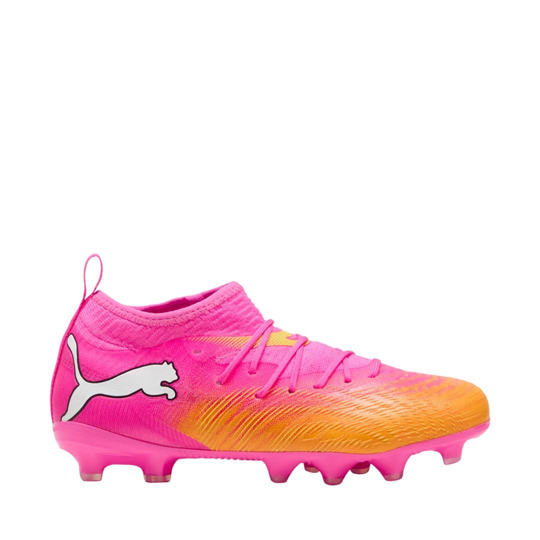 Puma Future 9 Match FG/AG fodboldstøvler til børn str. 34 - pink/orange