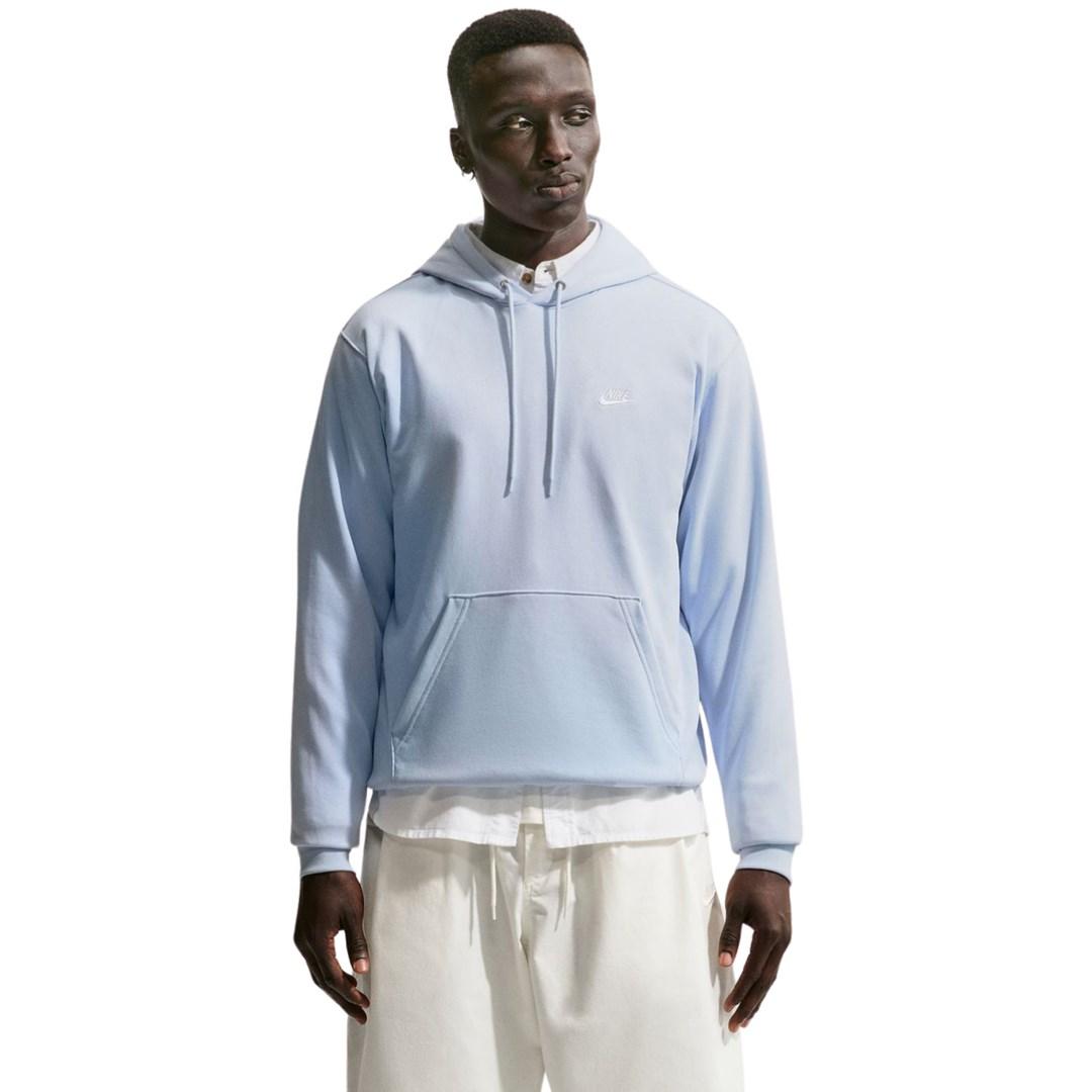 Nike Club FT PO Hoodie hættetrøje til herre lyseblå str. M