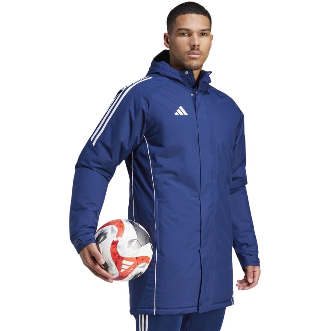 adidas Tiro 24 Stadium Parka jakke blå str. M