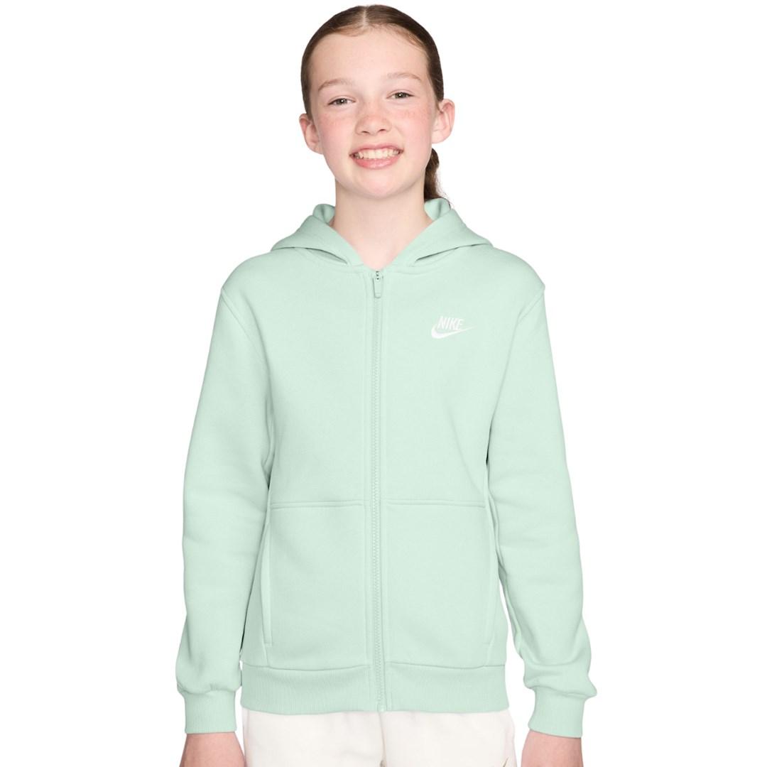 Nike Sportswear Club Fleece hættetrøje til børn mint XL