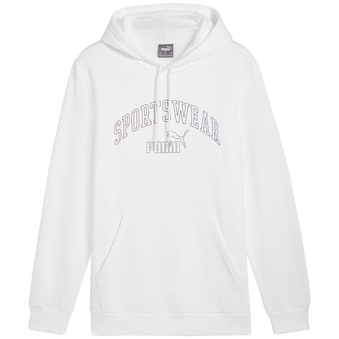 PUMA ESS+ Logo LAB Gradient hoodie hvid str. M