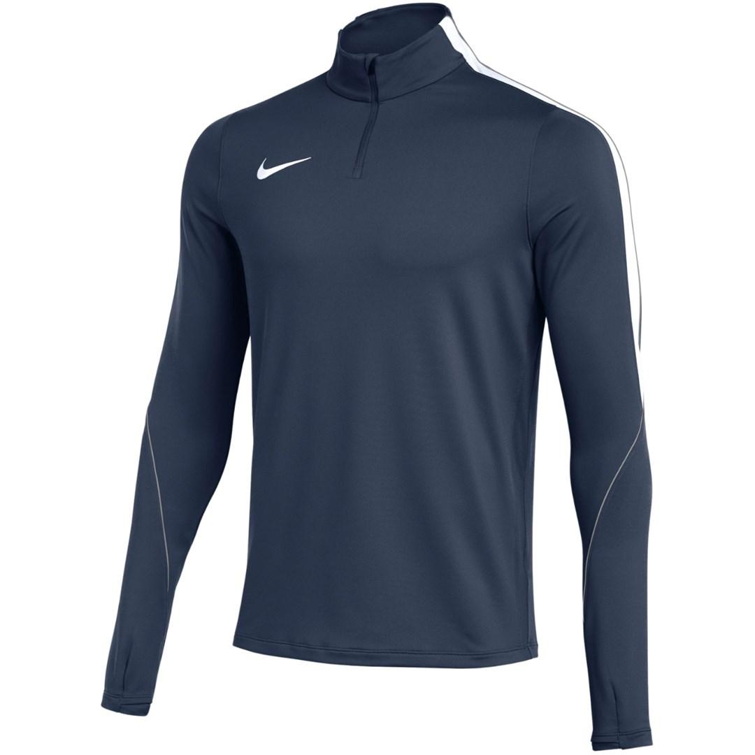Nike Dri-FIT Strike langærmet træningstrøje med halv lynlås marineblå str. S