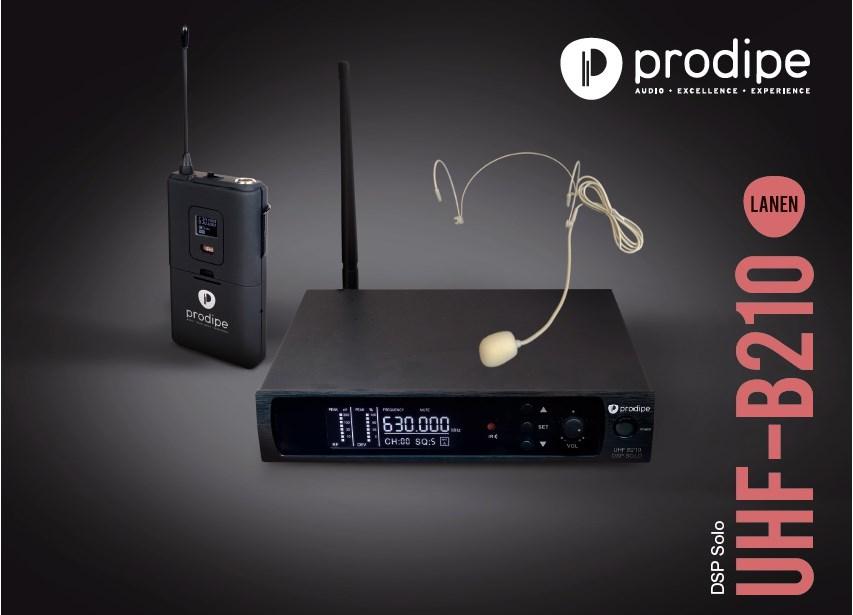 Prodipe UHF-B210 Solo DSP headset mikrofon trådløst sæt F5