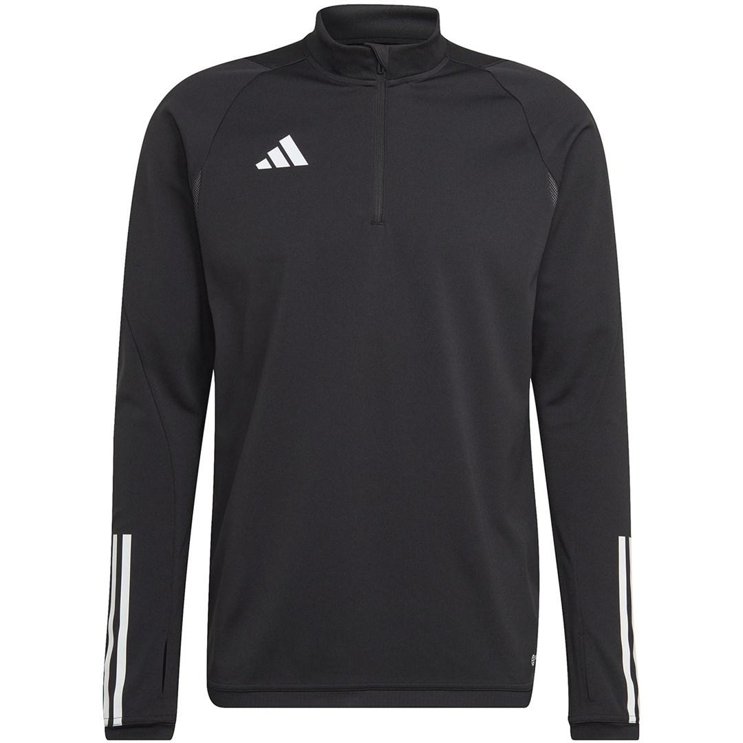 adidas Tiro 23 Competition træningstrøje med kort lynlås - sort
