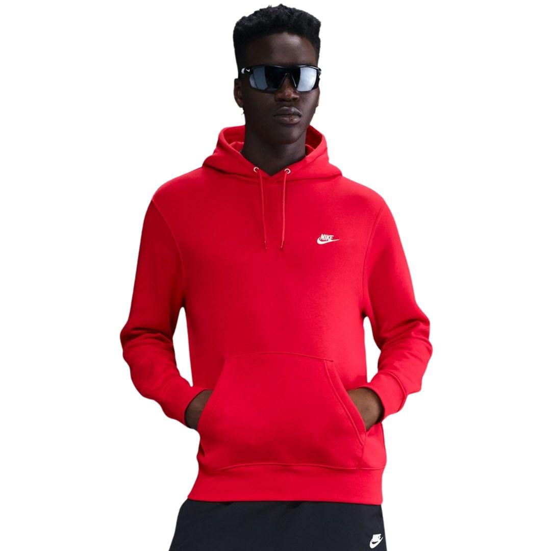 Nike Club BB herre hoodie rød str. L