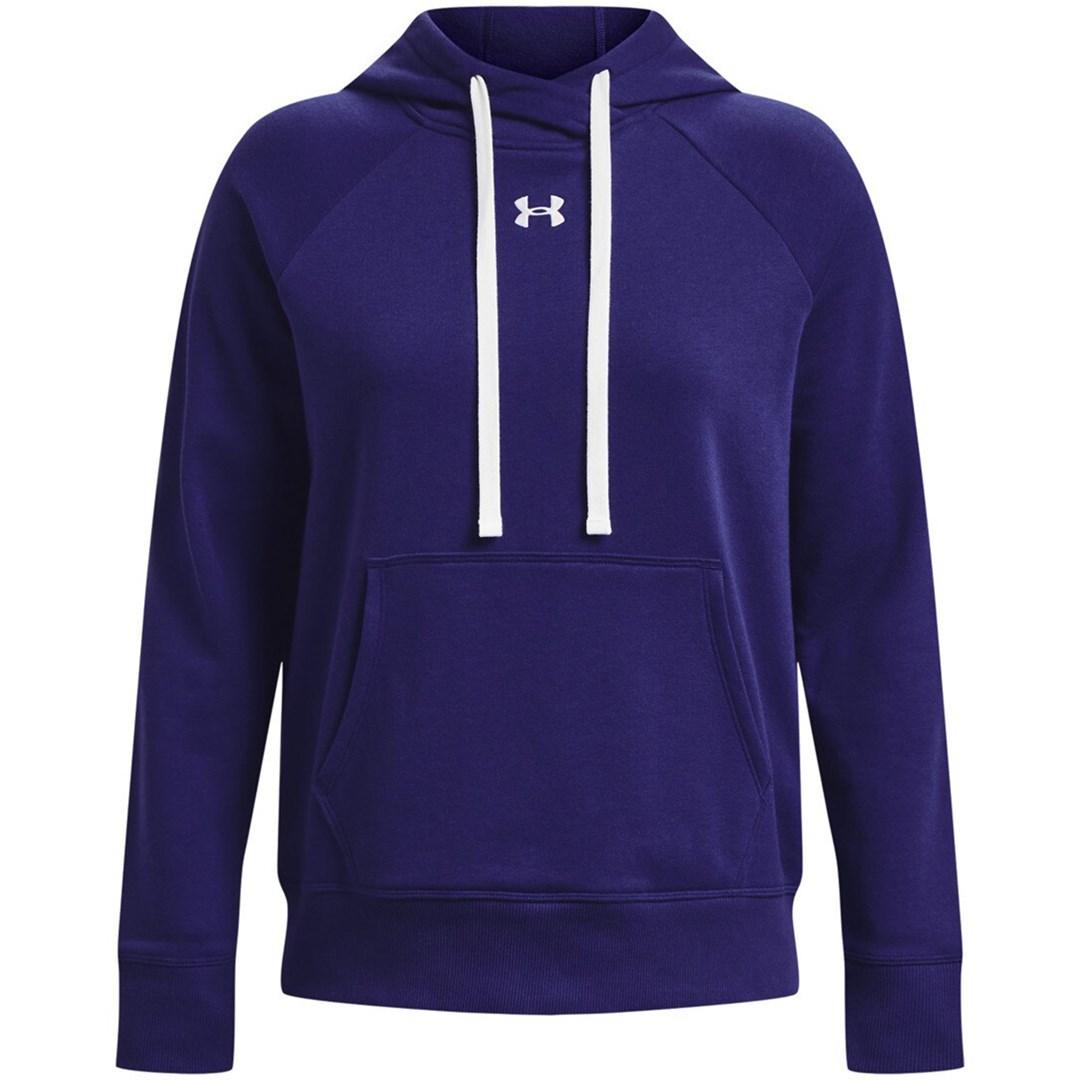 Under Armour Rival Fleece hættetrøje til kvinder - marineblå