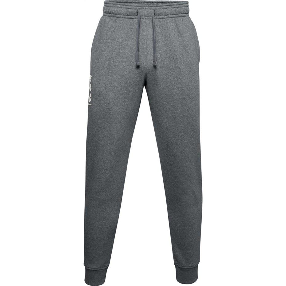 Under Armour Rival Fleece 3Logo Jogger herrebukser mørkegrå str. S