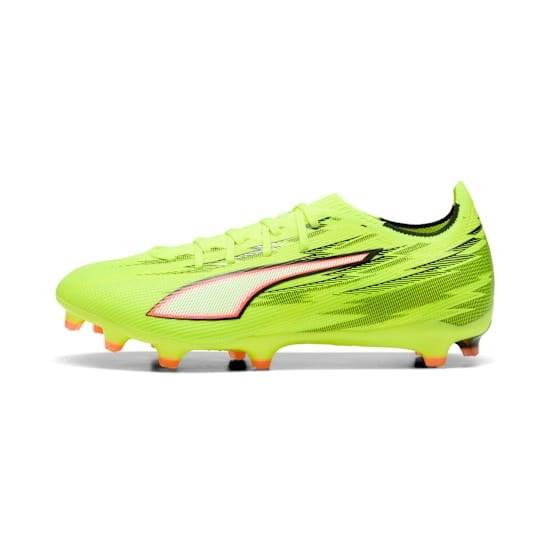 PUMA Ultra 6 Match FG/AG fodboldstøvler til mænd str. 42 - sort/grøn