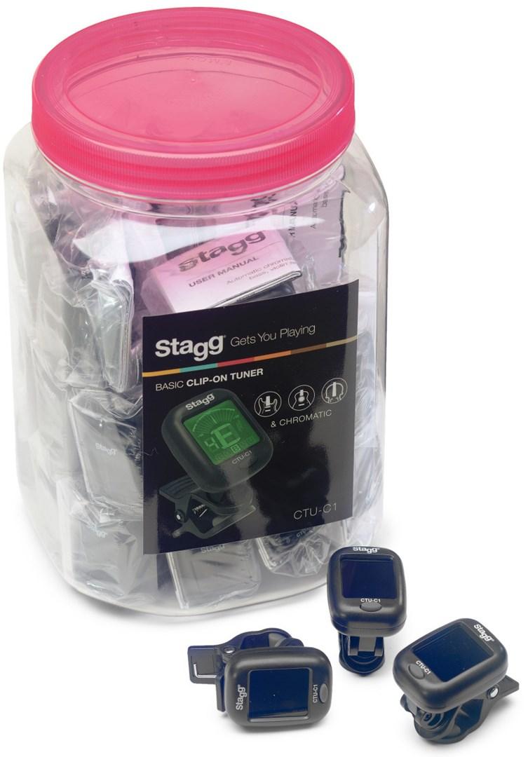 Stagg CTU-C1 kromatisk clip-on tuner 30 stk.