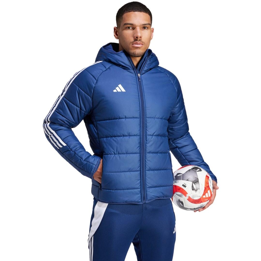 adidas Tiro 24 vinterjakke til herre - blå, str. S