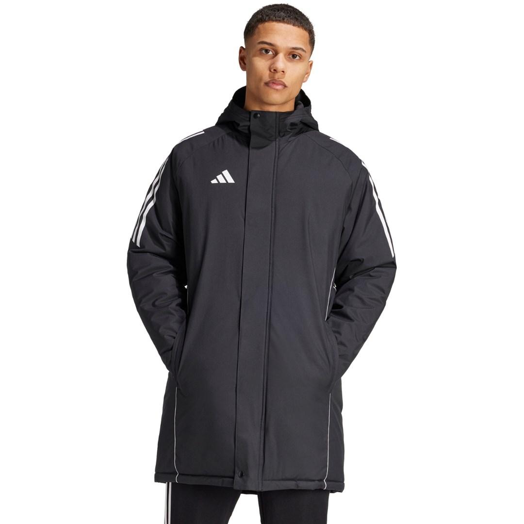 adidas Tiro 24 Stadium Parka herrejakke sort/hvid str. S