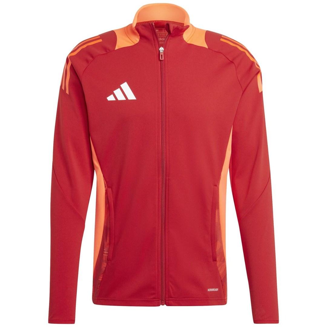 adidas Tiro 24 Competition sweatshirt med lynlås til herre - rød/orange