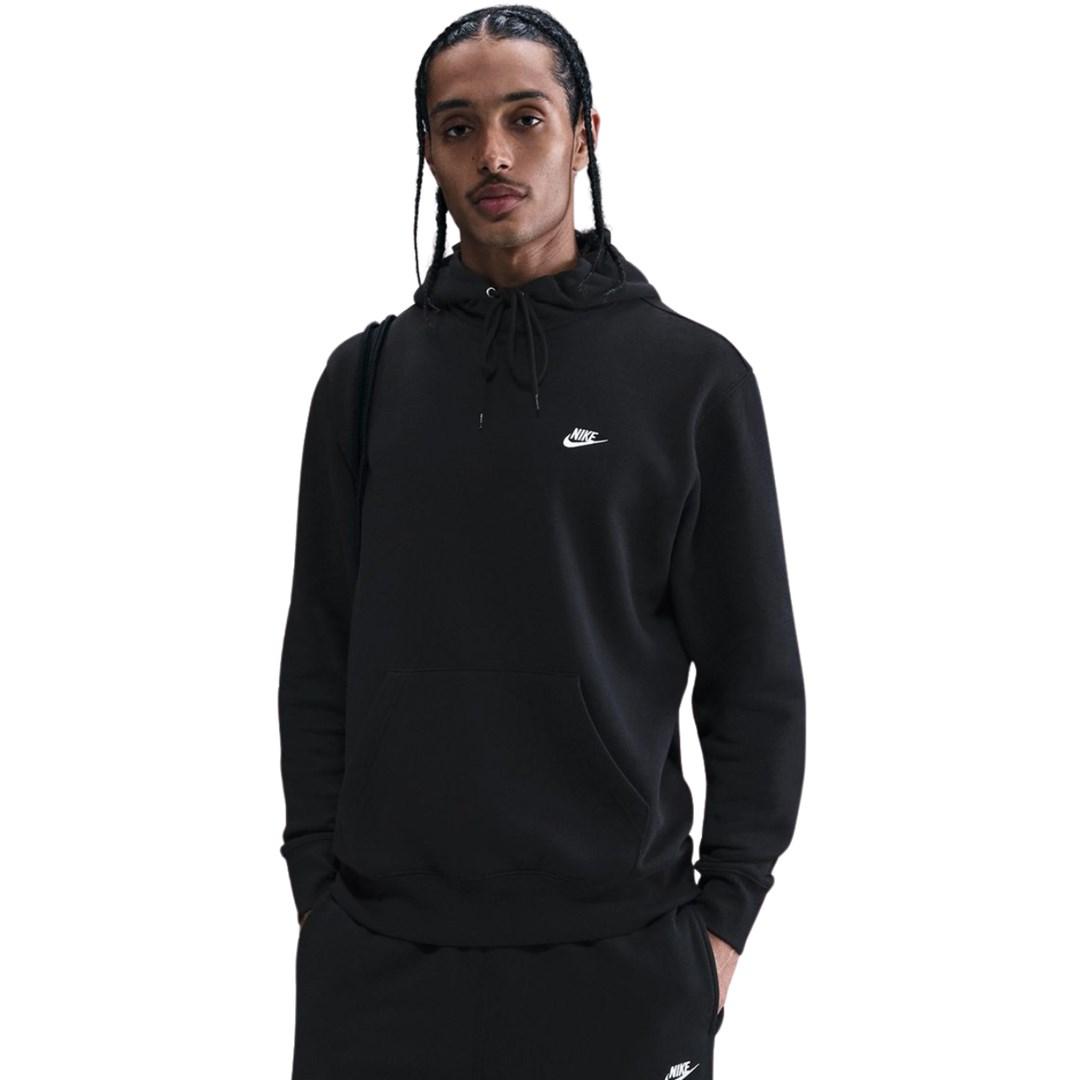 Nike Club BB hættetrøje herre sort str. S
