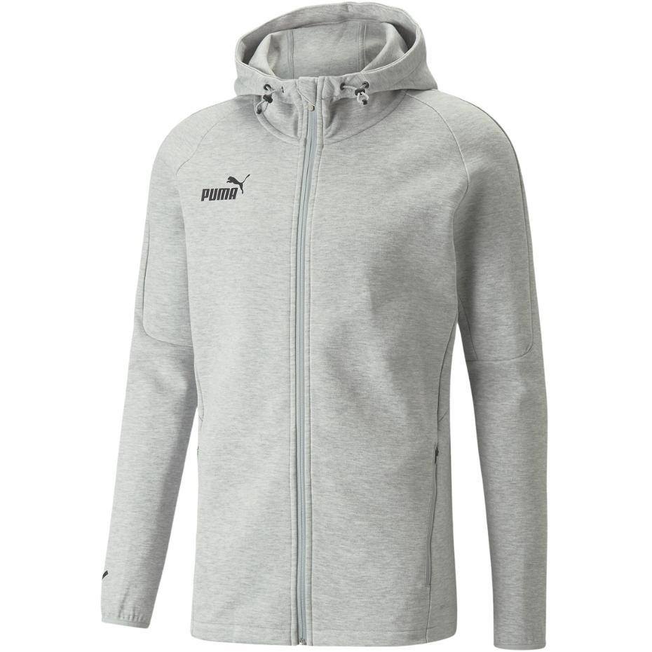 PUMA teamFINAL Casuals hættejakke grå